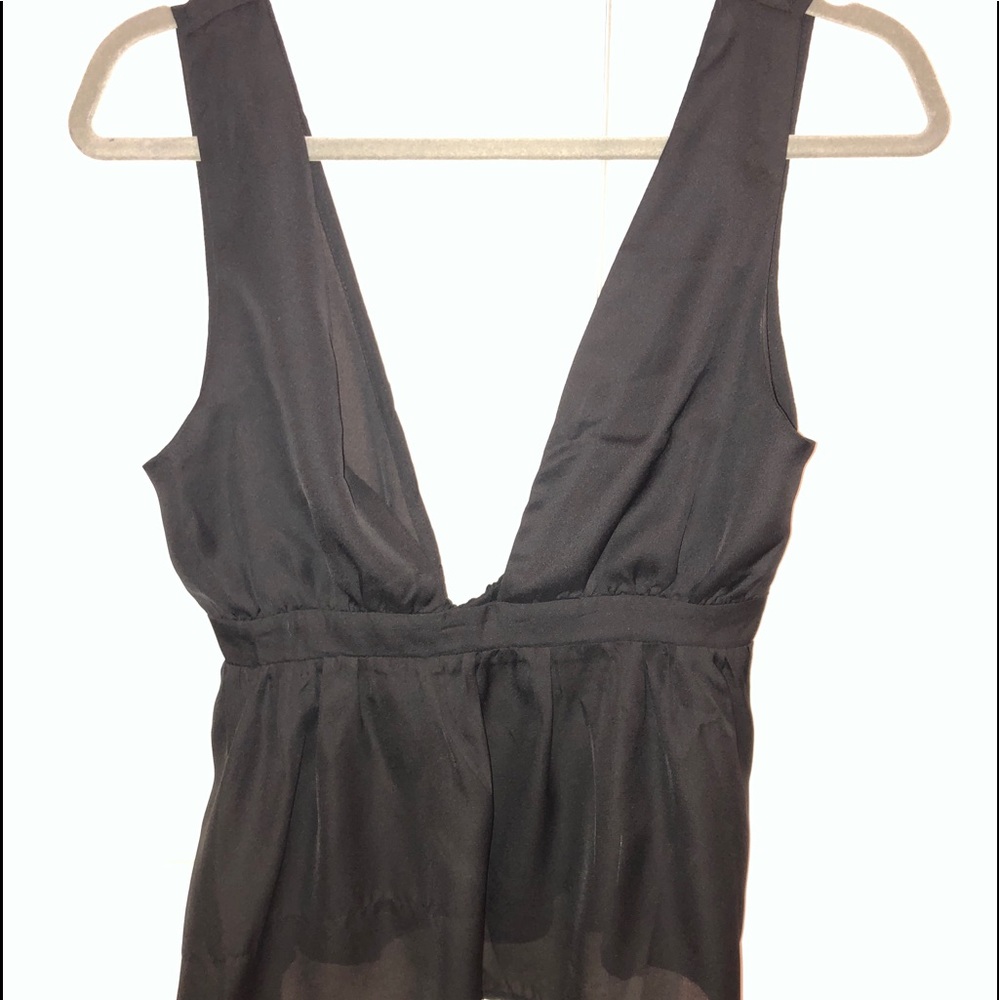 Tobi deep v neck blouse